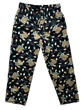 Star Wars Grogu Velour Men’s Pajama Pants Large